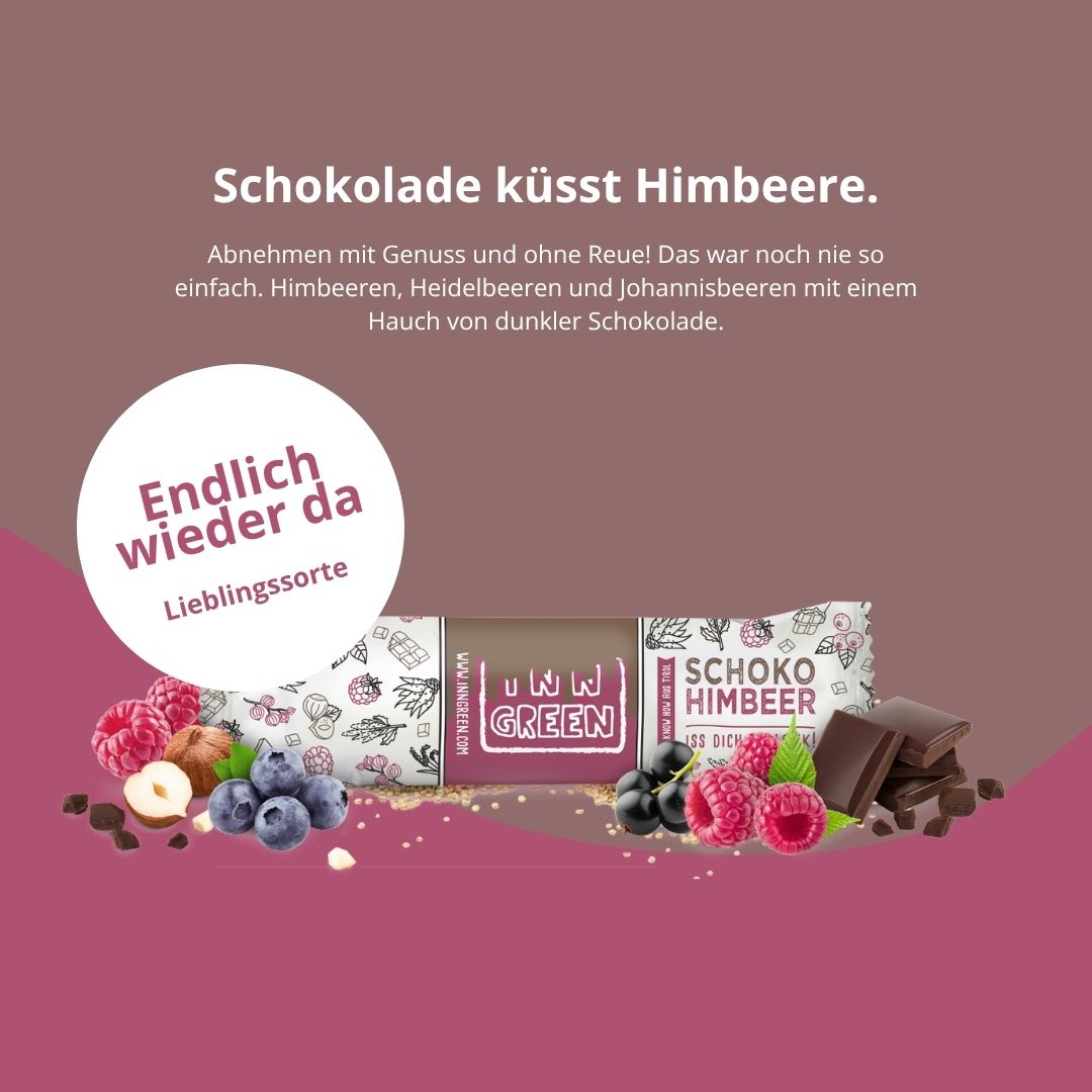 Schoko Himbeer Riegel I 5er Pack