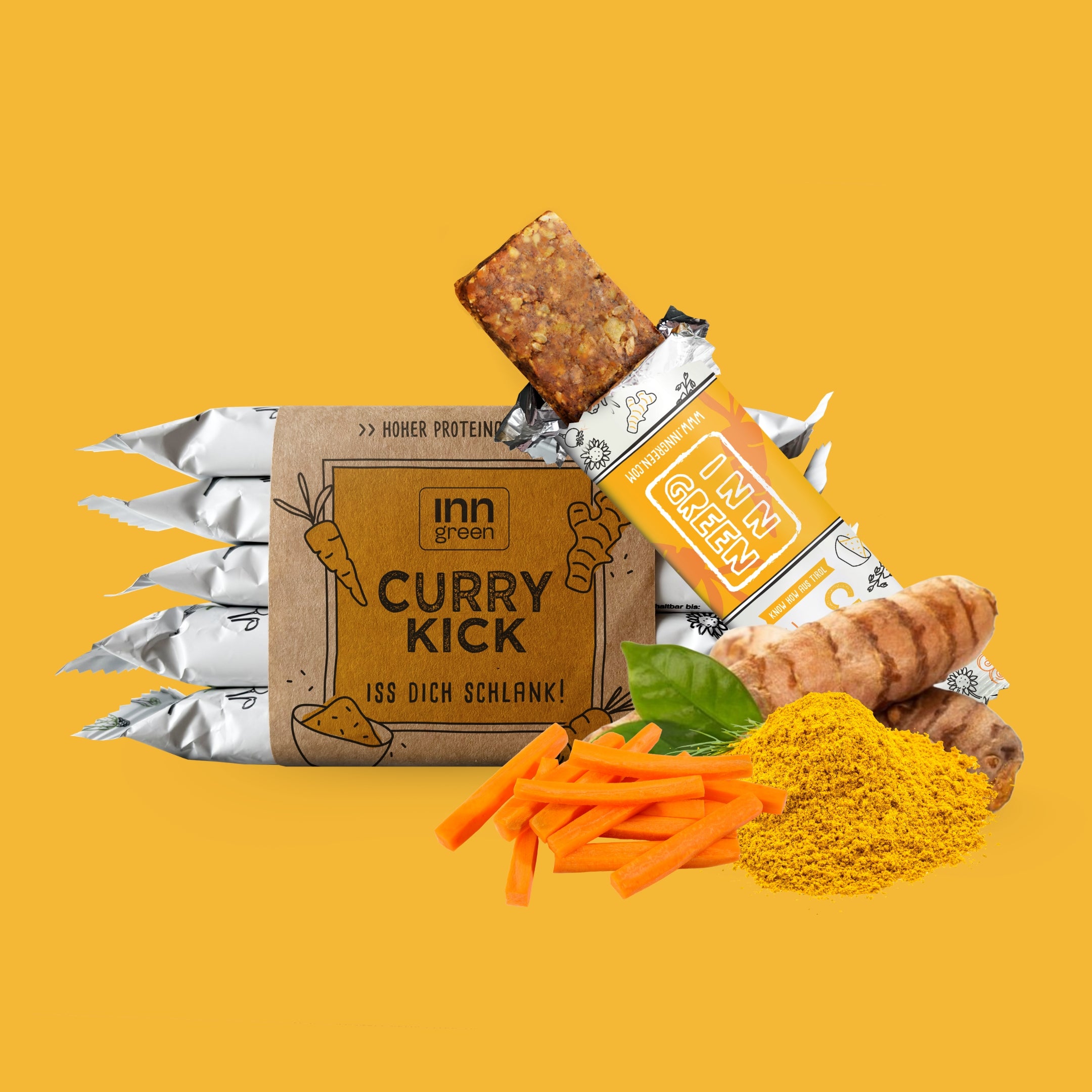 Curry Kick Riegel l 5er Pack