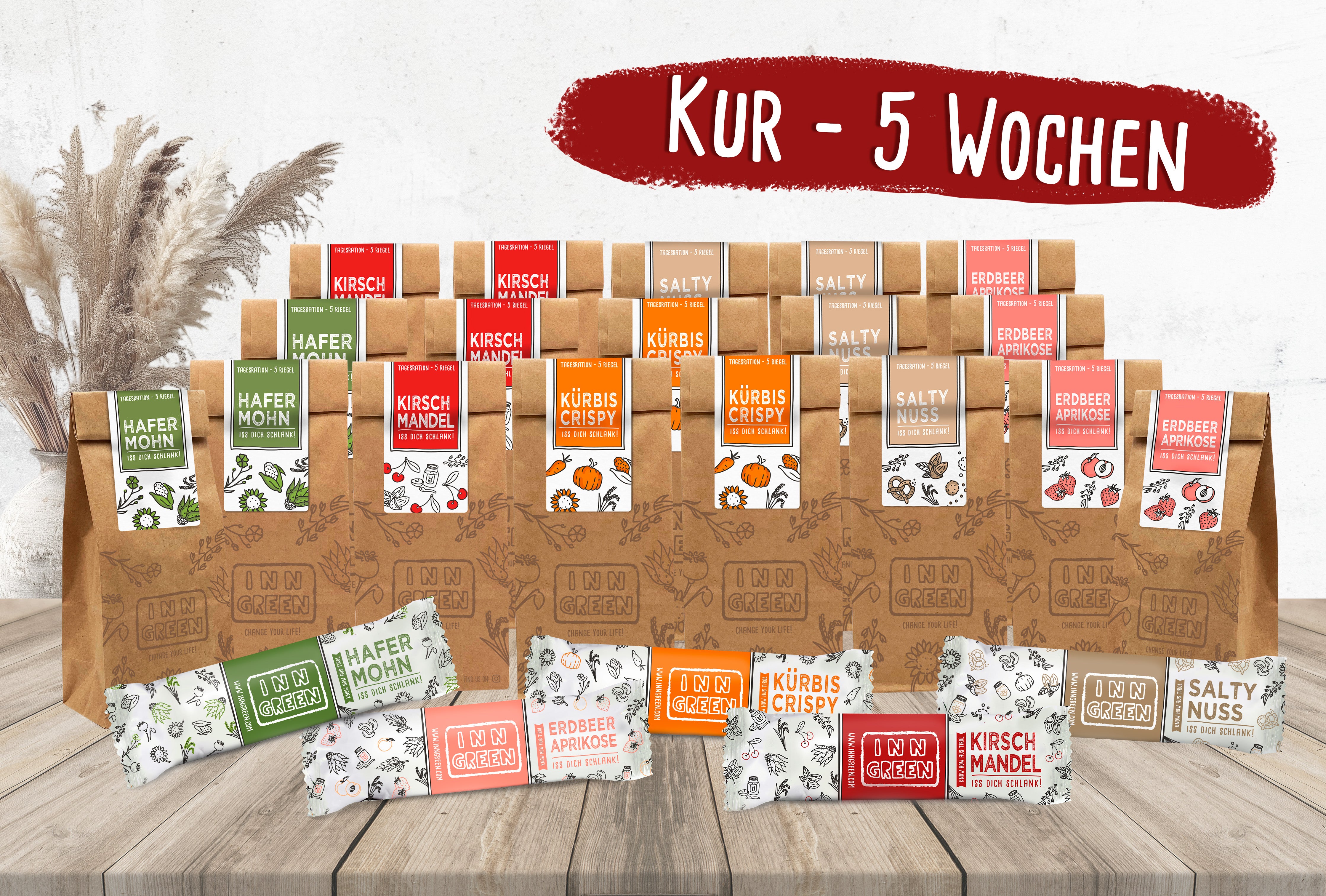 JUMBO PACK - Riegelkur für 5 Wochen