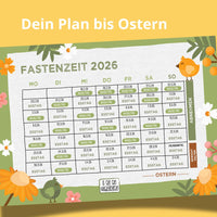 Fastenzeitplan 2026