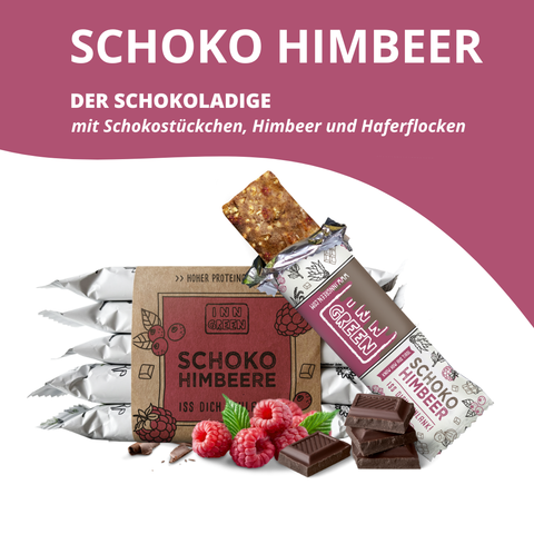 Schoko Himbeer Riegel I 5er Pack